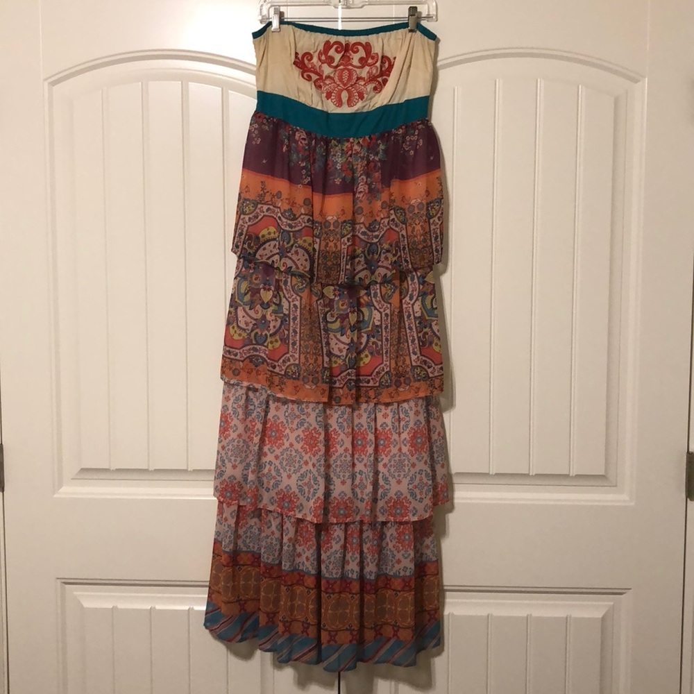 Ruffled Maxi Dress